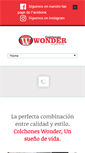 Mobile Screenshot of colchoneswonder.com